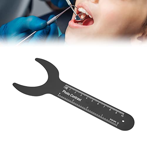 Contraste de Fotografía Intraoral, Resistente Y Compacto Tablero de Fondo Negro Dental Estable Metal Firme para Hospital Dental para Dentista