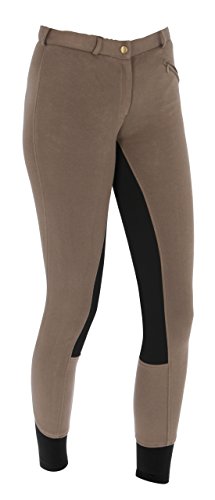 Covalliero Pantalones de equitación para Mujer Economic, Color marrón, L