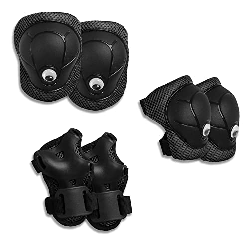Crazy Safety Protection Gear Kids (Negro, S)