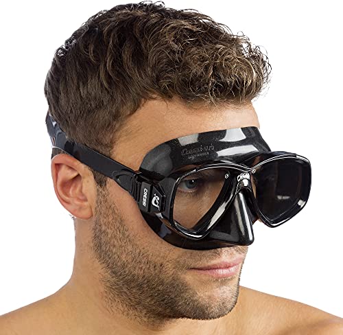 Cressi Perla Gafas de Snorkeling, Unisex Adulto, Negro, Talla Única