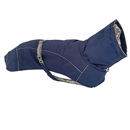 Croci Hiking - Abrigo Impermeable para Perros, Abrigo Acolchado Invernal, Forro termorregulador, K2, Color Azul, Talla 40 cm - 195 g