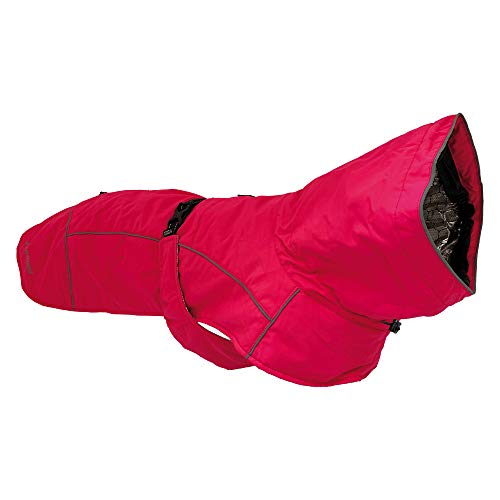 Croci Hiking - Abrigo Impermeable para Perros, Abrigo Acolchado Invernal, Forro termorregulador, K2, Color Fucsia, Talla 45 cm - 260 g
