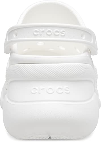 Crocs Classic Bae Clog, Zuecos Mujer, White, 42 EU