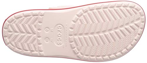 Crocs Crocband Platform Clog U, Zuecos Unisex Adulto, Rosa (Barely Pink/Pepper 6qb), 42/43 EU