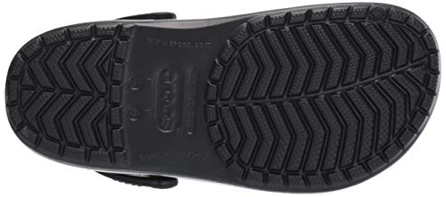 Crocs Crocband Printed Clog U, Zapatos para Agua Adultos Unisex, Metallic Black, 36/37 EU