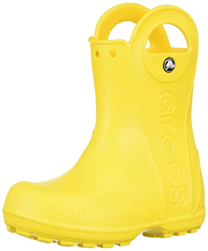 Crocs Handle It Rain Boot Unisex Niños Botas de agua, Amarillo (Yellow), 24/25 EU