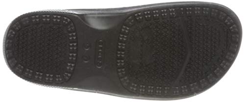 Crocs On The Clock LiteRide Slip On Unisex Adulta Shoe, Negro (Black), 43/44 EU