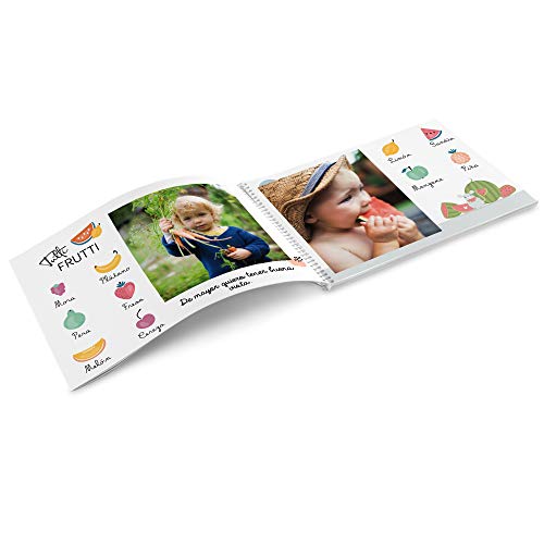 Cuento Infantil Educativo Personalizado con Las Fotos del niño o niña | Álbum didáctico Fabricado en Material plástico Indestructible | Especial guarderías