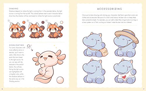 Cute Chibi Animals: Learn How to Draw 75 Cuddly Creatures (Cute and Cuddly Art)