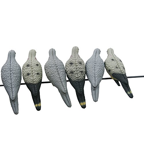 D & q 4 piezas Tiro con arco 3d animales objetivo Paloma cebo de señuelos hueca de espuma EVA para caza al aire libre o dirigida a