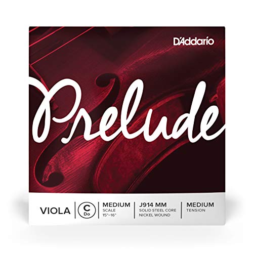 D'Addario Orchestral Prelude - Cuerda individual Do para viola, escala media mm, tensión media