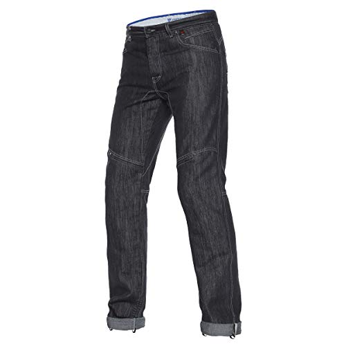 Dainese 1755018_001_52 New Drake Air Tex Pants Pantalones Moto, Negro, 52 EU