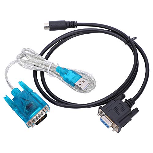 DAUERHAFT Línea USB a 232 Línea DVP OP320 Línea de Adaptador de Cable de comunicación de Texto para Soporte Protocolo de Puerto de programación FX para Pantalla táctil