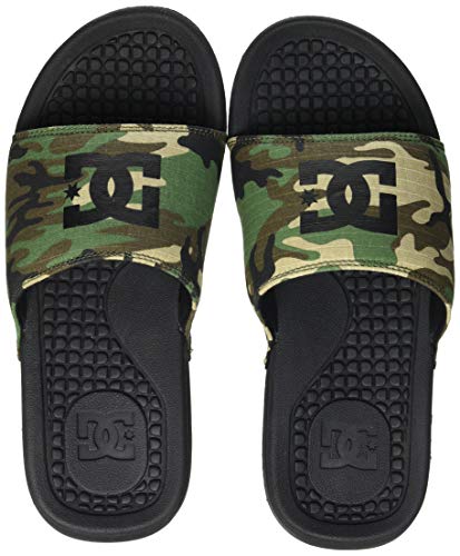 Dcshoes Bolsa-Slides Sandals For Men, Sandalia Hombre, Negro, 46 EU