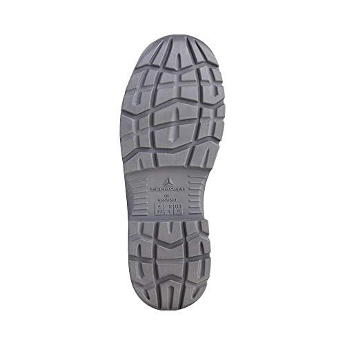 DELTAPLUS Zapato bajo de seguridad económico piel pigmentada JET3 S1P SRC - 42, negro