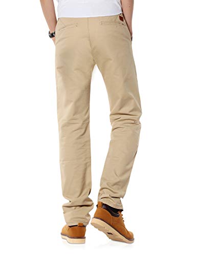 Demon&Hunter 900X Straight-Fit Serie Hombre Chinos Pantalones Recto DH9004(29)