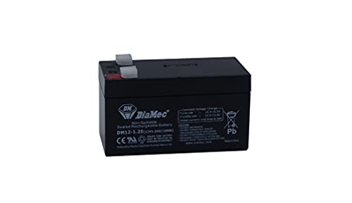 Diamec Batería Plomo AGM 12v 1.2Ah F1