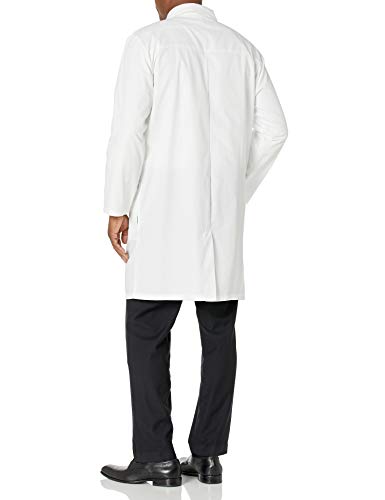 Dickies Everyday Scrubs Unisex 40 Inch Lab Coat,White,X-Large
