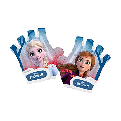 Disney Frozen II - Guantes de Bicicleta para niño - El Secreto de Arendelle Frozen 2 Guantes sin Dedos para niños 4-8 años