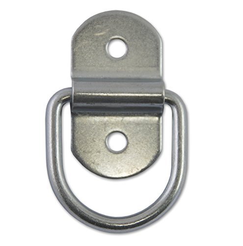 Docks gmar44 anillos de amarre con Pivot Acero Galvanizado carga de trabajo indicative, gris, Ø 5,5/32 x 58 mm, Set de 2 piezas