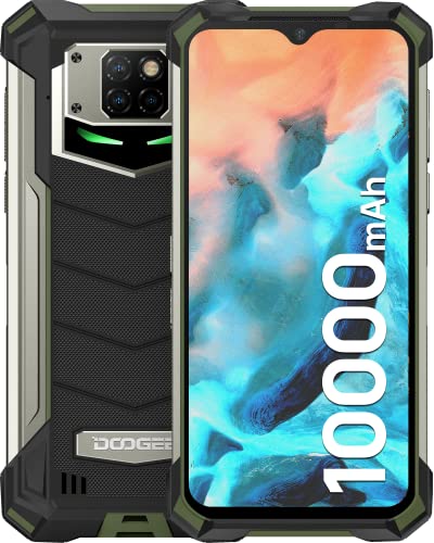 DOOGEE S88 Plus [2022] Movil Resistente Agua y Golpes 10000mAh 8GB RAM+128GB ROM Movil Todoterreno IP68 IP69K, 6.3” 1080p FHD, Cámara Triple 48MP Telefono Movil Irrompible, 24W Carga Rápida, LED/NFC