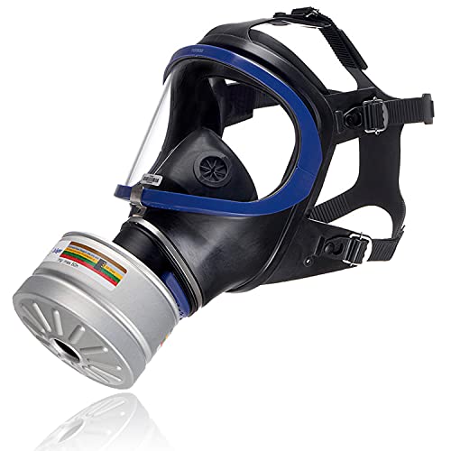 Dräger X-plore® 6300 Máscara Facial Completa con Filtro A2B2E2K2 HG P3 R D de Rosca Rd40 | Respirador antigás para Trabajos químicos y de construcción