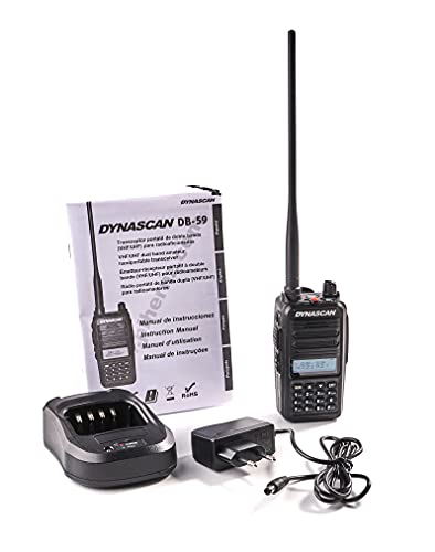 DynaScan DB-59 Walkie-Talkie radioaficionado Doble Banda (VHF-UHF)