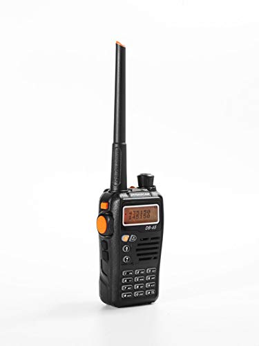 Dynascan DB-65 - Walkie de Doble Banda radioaficionado (144-146 MHz/430-440 MHz, batería 1300 mAh) Color Negro