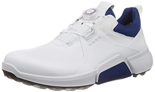 ECCO Biom H4 Boa, Zapatos de Golf Hombre, White, 44 EU