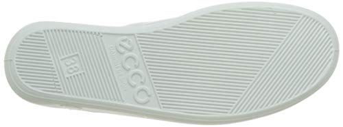 ECCO Soft 2.0 Tie - Zapatillas, Mujer, Blanco (1007 White), 38 EU