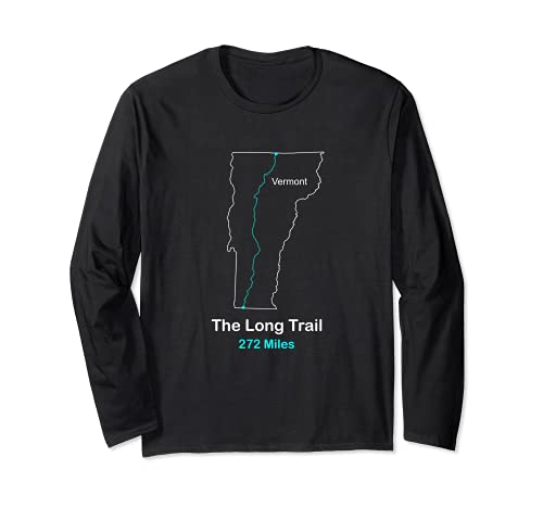 El largo camino en Vermont mapa de ruta Manga Larga