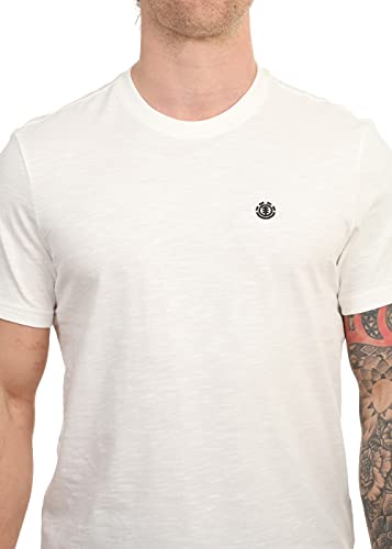 Element Crail - Camiseta de manga corta para Hombre Camiseta de manga corta, Hombre, Off White, S