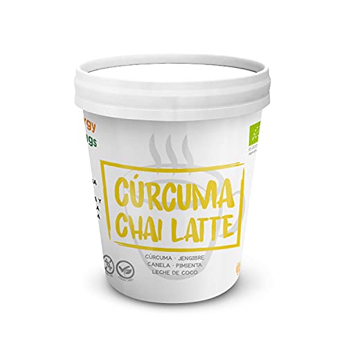 Energy Feelings Cúrcuma Chai Latte Ecológico, XL - 500 gr