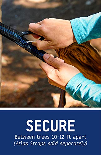 ENO - Hamaca Nido Individual, Color Morado y Verde Azulado