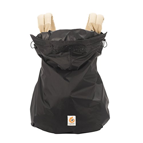 Ergobaby Cobertor de Lluvia, Protección contra la Lluvia para Mochilas Portabebés, Negro