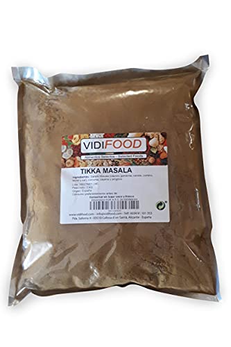 Especias Tikka Masala - 1kg - Mezcla de Garam Masala y otras especias para obtener un sabor cremoso y auténtico - Pollo Tikka Masala