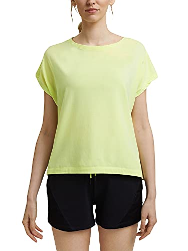 Esprit 041EI1K320 Camiseta de Deporte, Amarillo (Lime Yellow 760), XL para Mujer