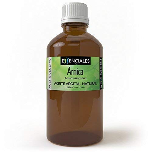 Essenciales - Aceite Vegetal de Árnica, 100% Puro, 200 ml | Aceite Vegetal Arnica Montana