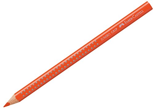 Faber-Castell Jumbo GRIP 110915 laápiz de color 1 pc(s) Orange - Lápiz de color (1 pc(s), Orange, Wood, Orange, Triangular, Fixed)
