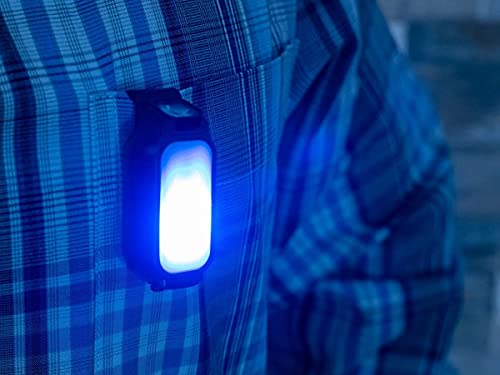 Fenix Linterna E-Lite luz. 150 Lumens máximo. 3 Modos Blanco Rojo Fijo + Azul Intermitente. Recargable USB. Medidas: 52 x 23 x 20 mm/Peso: 18 Grs, Unisex Adulto, Multicolor (Multicolor), Talla Única