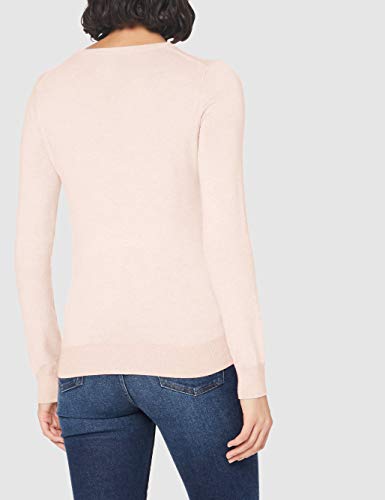 FIND Cotton Crew, suéter Mujer, Rosa (Pale Pink Pk41110-35351), Medium