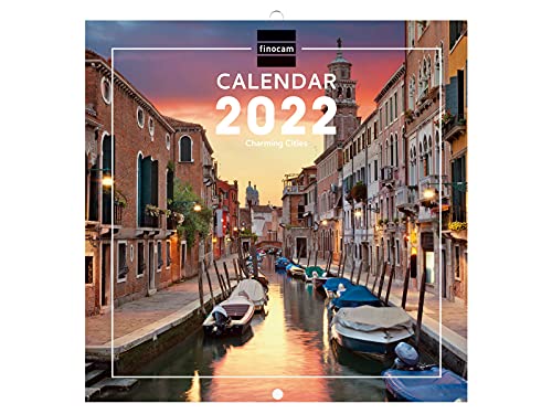 Finocam - Calendario 2022, 18x18 - 180x360 mm Imágenes de Pared Internacional Charming, Charming Cities