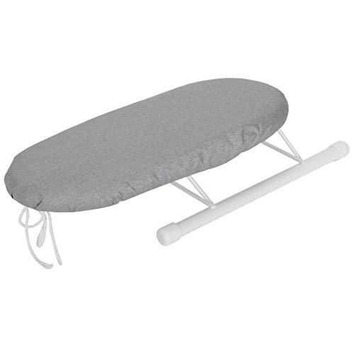 Fockety Mini Tabla de Planchar, Mesa de Planchar Resistente a Altas temperaturas,(Anti-scalding Silver Cloth)