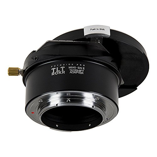 Fotodiox Pro TLT ROKR - Adaptador de Montaje para Lente de inclinación y Cambio Compatible con Lentes Mamiya 645 MF a cámaras Sony con Montura E, TLTROKR-M645-SnyE