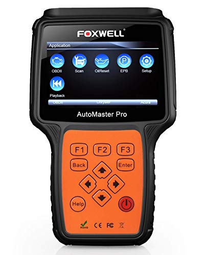 FOXWELL NT680LITE, Escáner Multimarca Global, Todas Las Marcas con Cobertura en Sistemas de Motor, Transmisión, Airbag y ABS, con OBD-II Oficial. Mantenimiento de Aceite y Frenos de estacionamiento.