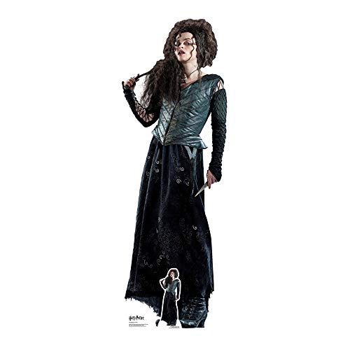 From the Official Harry Potter Books Star Cutouts - Recorte de cartón de Bellatrix Lestrange (163 cm)