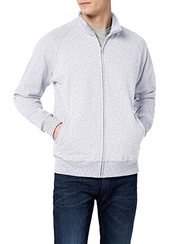Fruit of the Loom Ss127M, Sudadera para Hombre, Gris (Heather Grey), Small