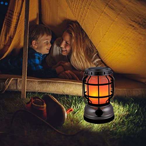fuchsiaan Camping Lantern Useful Space-Saving Corrosion Camping Lamp Silver