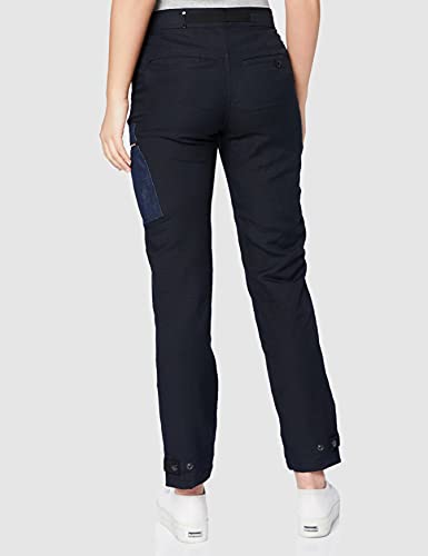 G-STAR RAW Feldspar High Waist Straight Cargo Pantalones, Azul (Mazarine Blue B067-4213), 29W / 32L para Mujer