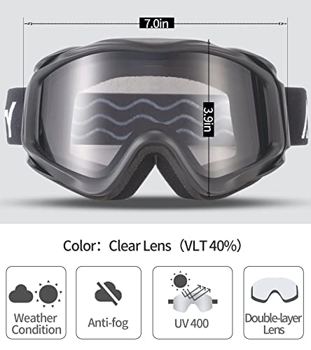 Gafas esqui Gafas de esquí y snowboard para hombre, gafas de esquí para mujer, gafas de esquí gafas ski gafas snowboard hombre
